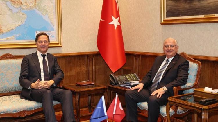 Milli Savunma Bakanı Güler, NATO Genel Sekreteri Rutte’yi kabul etti