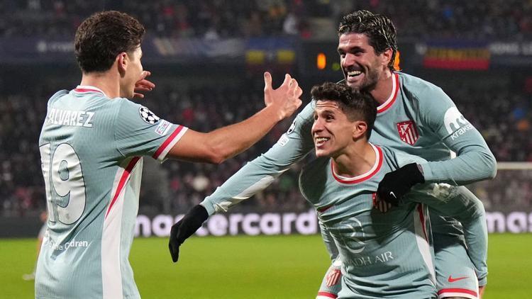 Atletico Madridden Praga yarım düzine gol: 6-0