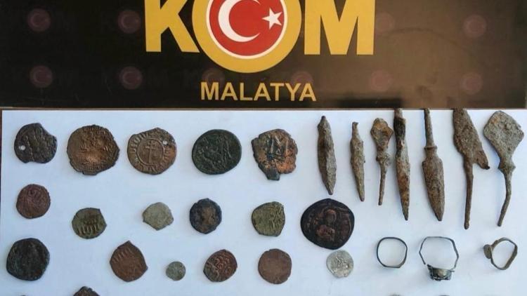 Malatyada tarihi eser operasyonu: 1 gözaltı