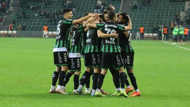 Kocaelispor 2 golle kazandı, liderliğini sürdürdü