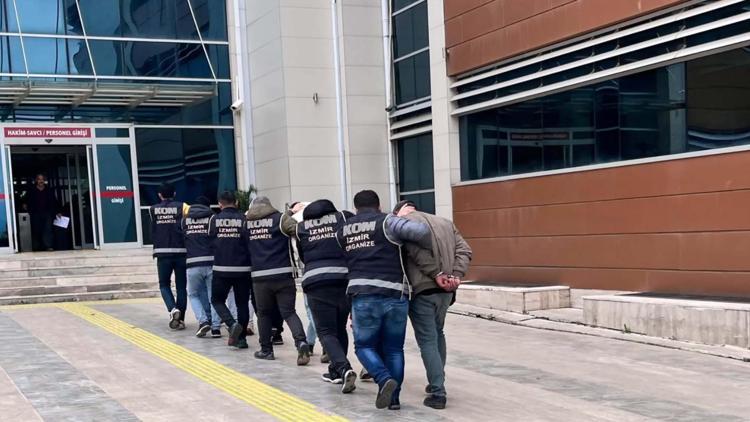 İzmirde suç örgütüne operasyon: 8 gözaltı