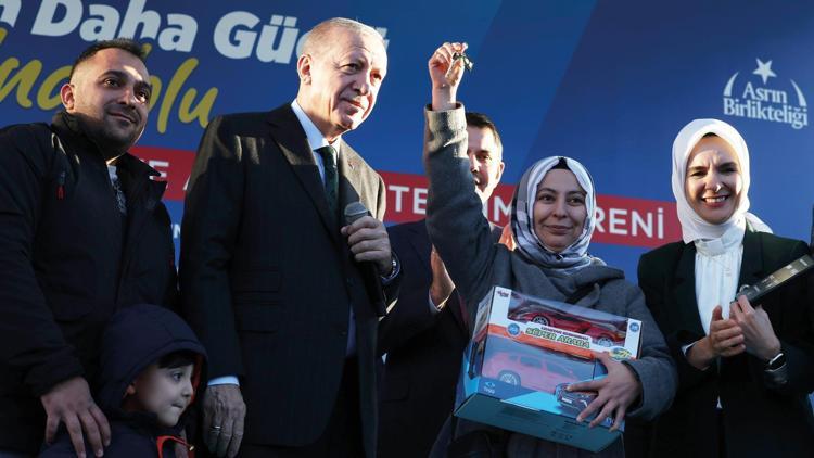 Cumhurbaşkanı Erdoğan Kahramanmaraş’ta... 155 bininci yuvamızı teslim ettik