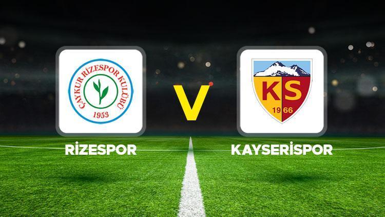 SÜPER LİG 14. HAFTA || Rizespor Kayserispor maçı ne zaman, saat kaçta, hangi kanalda