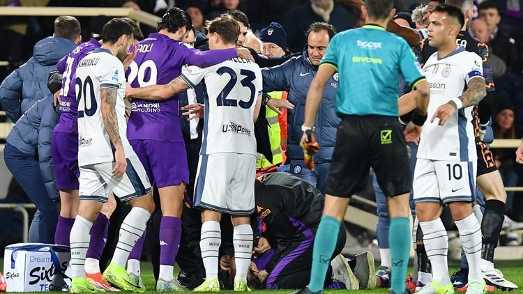 Fiorentina İnter maçı neden yarıda kaldı, ne zaman oynanacak Serie Ada yürekleri ağza getiren anlar