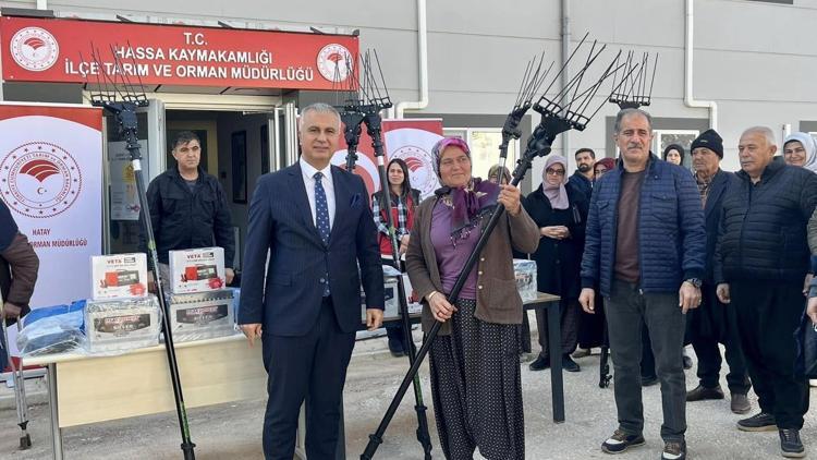 Hatay’da 39 zeytin çiftçisine malzeme yardımı