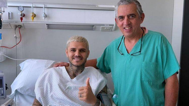 Mauro Icardi ameliyat oldu Yakında döneceğim...