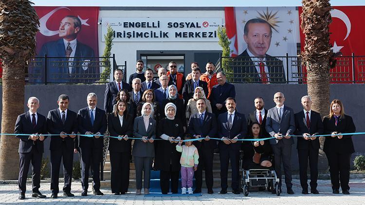 Emine Erdoğan, Hatay Engelli Sosyal Girişimcilik Merkezinin açılışını yaptı