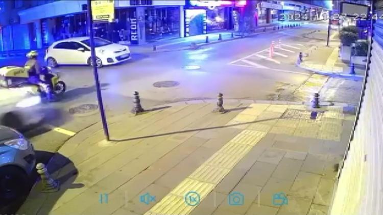 İstanbul- Pendikte motokuryeye çarparak kaçan otomobil sürücüsü yakalandı