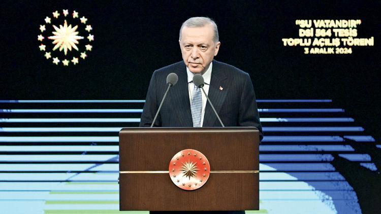 Cumhurbaşkanı Erdoğan: Temiz suya erişim beka meselesi