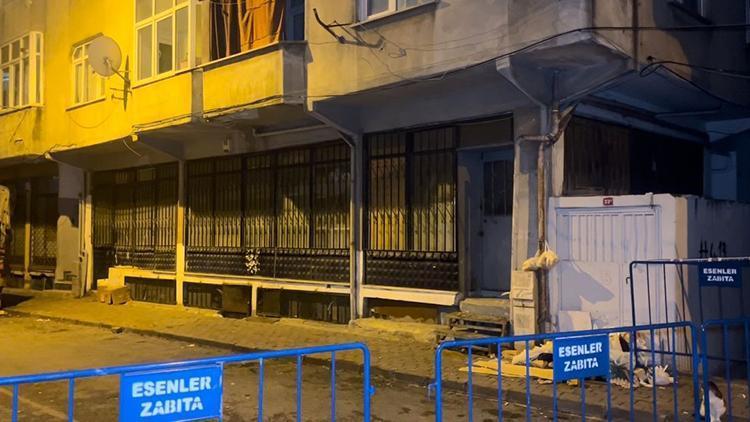 İstanbulda kolonları çatlayan 6 katlı bina tahliye edildi