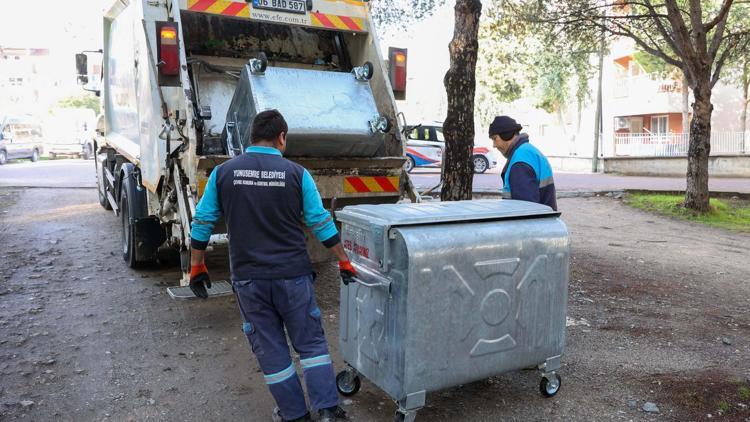 Yunusemrede çöp konteynerleri yenileniyor