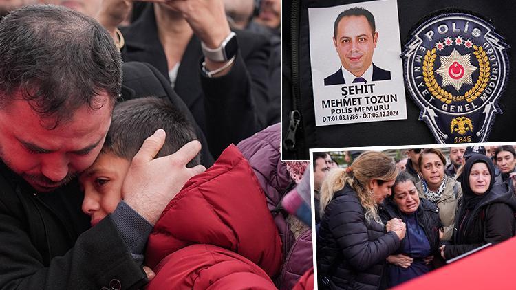 İzmirde şehit polis memuru Mehmet Tozuna son veda: Sen o kadar vicdanlıydın ki, cezaevi mahkumuna bile harçlık verirdin