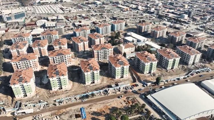 Hatay’ın yeni yaşam alanı 600 konutlarda sona gelindi