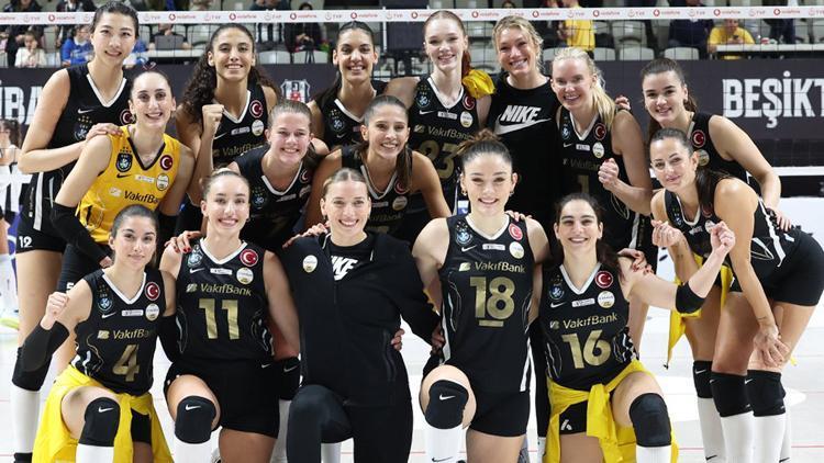 VakıfBank, Beşiktaşa set vermedi