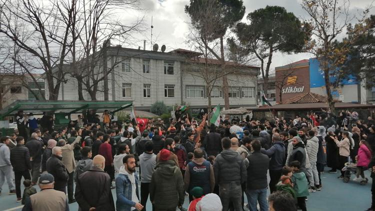 Sakarya’da Suriyelilerden sevinç gösterisi