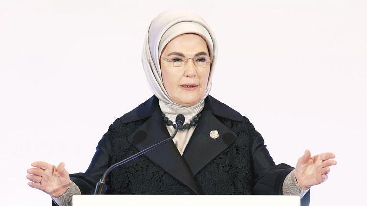 Emine Erdoğan: Bir Müslüman olarak bu bencil düzeni reddediyorum