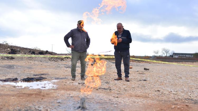 Bursada zemin etüdü çalışmasında gaz bulundu