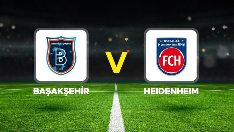 Başakşehir - Heidenheim maçı ne zaman, saat kaçta, hangi kanalda UEFA Konferans Ligi Başakşehir Heidenheim maç kadrosu