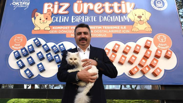 Yıldırım Belediyesi Can Dostları  için 50 ton mama üretti