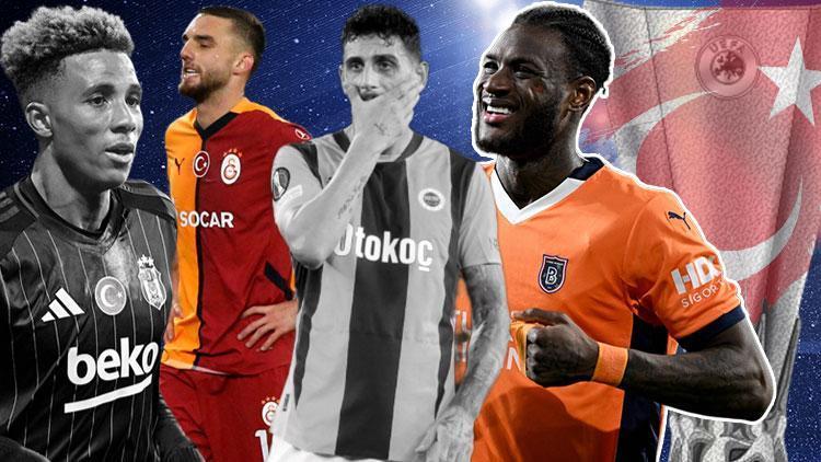 Fenerbahçe ve Beşiktaş kaybetti, Galatasaray berabere kaldı, tek zafer Başakşehirden geldi Avrupada kabus haftası derken ülke puanında sürpriz | Çekya ile farkı eritiyoruz...