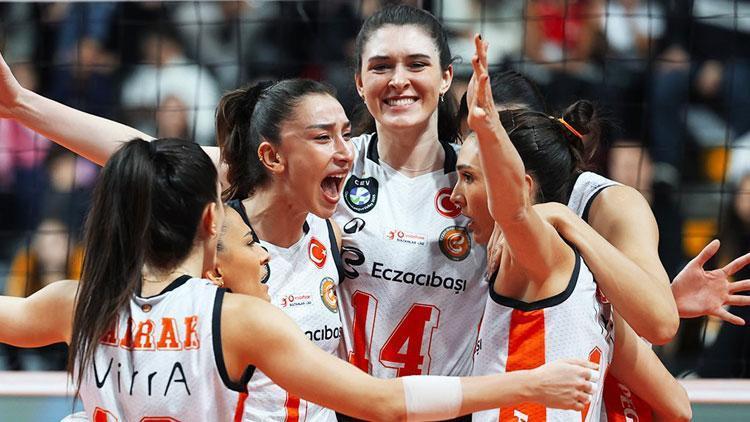 Eczacıbaşı Dynavit, VakıfBankı 4 sette devirdi