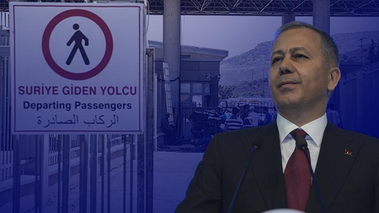 Bakan Yerlikaya, Esedin devrilmesinden sonra ülkesine dönen Suriyelilerin sayısını açıkladı