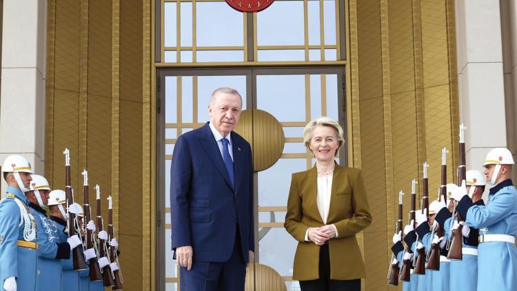 Leyen’le görüşen Cumhurbaşkanı Erdoğan: Suriye’de PKK ve DEAŞ’a yer yok