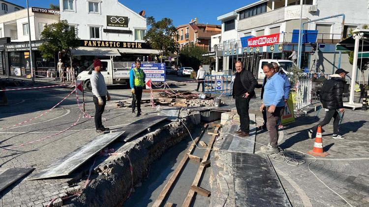 Didim Çamlık Mahallesinde yağmur suyu ızgara hattı çalışmalarına başlandı