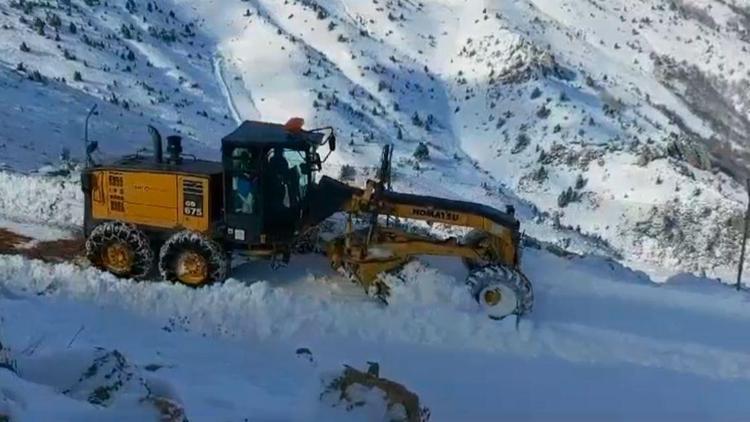 Tunceli’de 65 köy yolu, kar nedeniyle ulaşıma kapandı