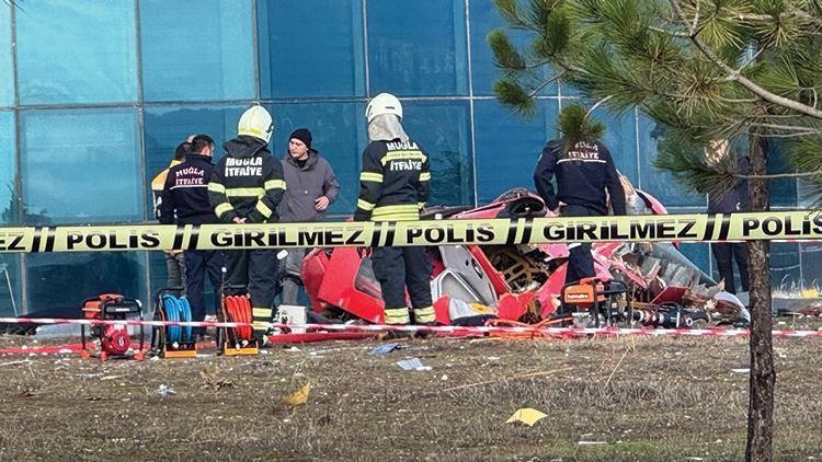 Bakanlıktan Muğladaki helikopter kazasına ilişkin açıklama: Uçuş, pilot inisiyatifinde gerçekleştirildi