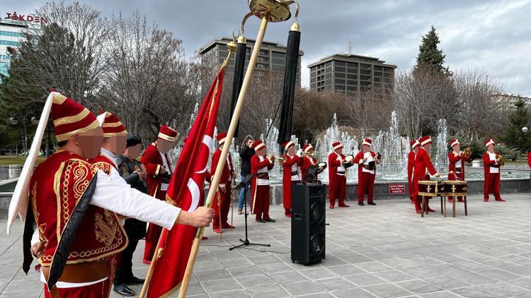 Kayseri’de yükümlülerden oluşan mehter takımı konser verdi