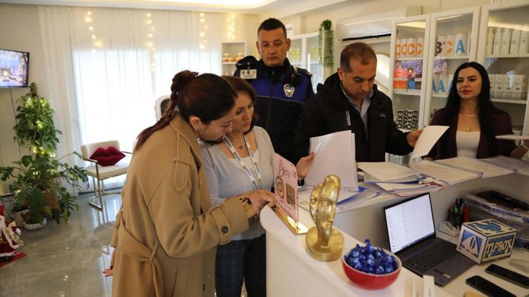 Marmariste güzellik salonlarına denetim