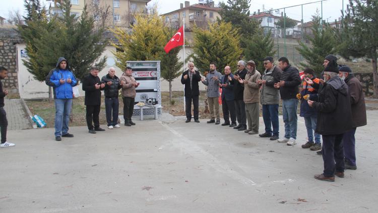 Beyşehirde şehitler çeşmesi dualarla açıldı