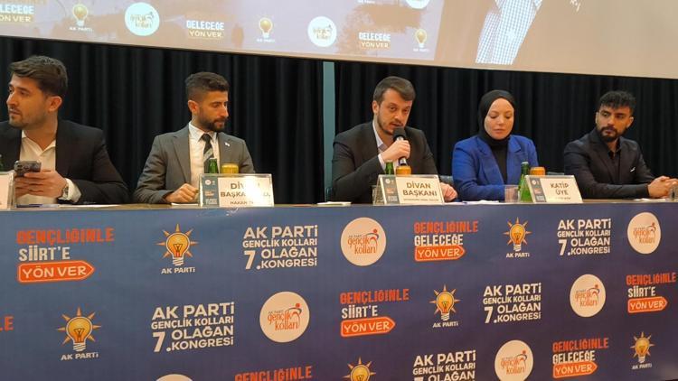 AK Parti Siirt Gençlik Kolları 7. Olağan Kongresi yapıldı