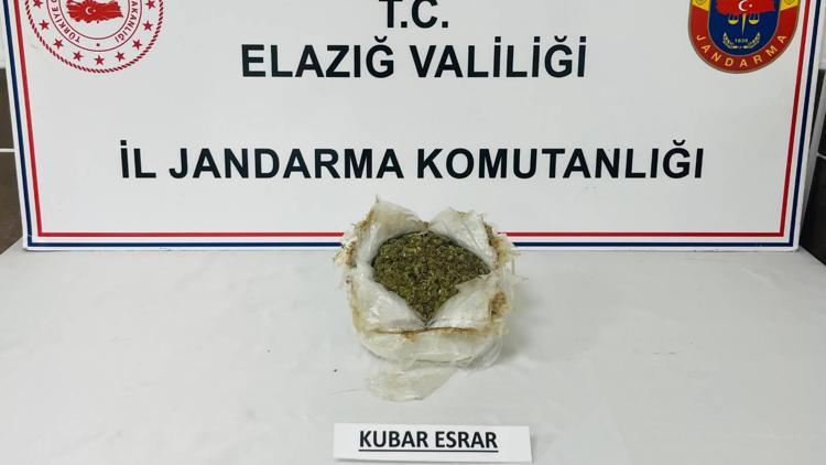 Elazığ’da yolcu otobüsünde uyuşturucuya 1 gözaltı