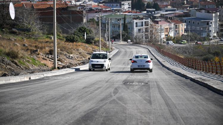 Atatürk Mahallesini ilçe merkezine bağlayan iki sokaktaki yol çalışmaları tamamlandı