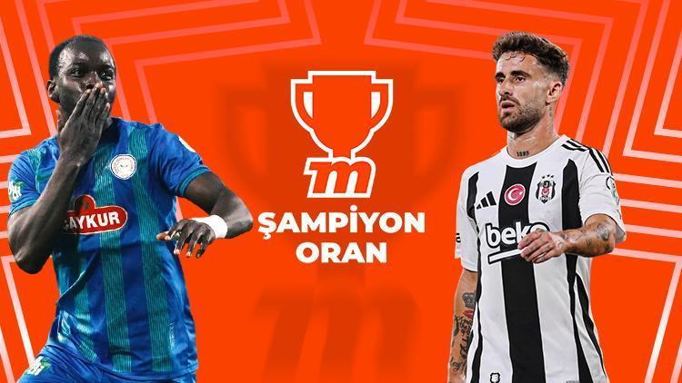 Çaykur Rizespor - Beşiktaş maçının heyecanı Şampiyon Oranlar ile Mislide