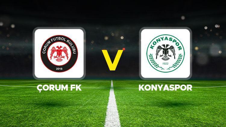 Çorum FK - Konyaspor maçı ne zaman, saat kaçta, hangi kanalda ZTK Çorum FK Konyaspor maçı canlı izle bilgisi