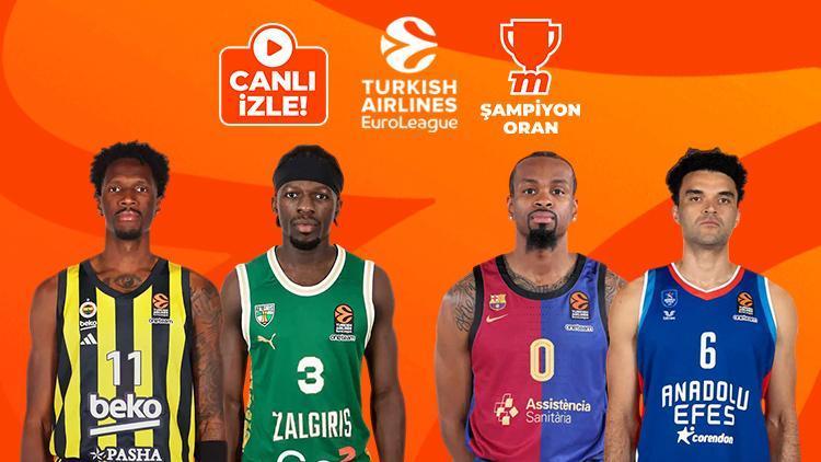 Fenerbahçe Beko ve Anadolu Efes sahada, canlı yayınlar Mislide