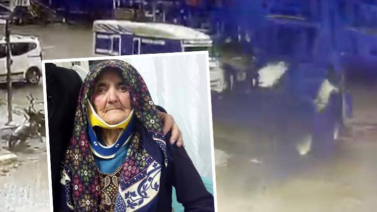 98 yaşındaki kadının feci ölümü: Acı olay kamerada