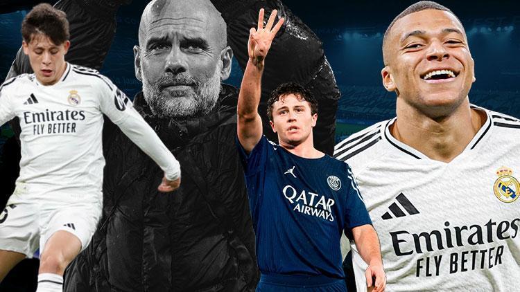Dün gece Şampiyonlar Liginde gol yağmuru vardı: Arda Gülerli Real Madridden en farklı skor PSG-Manchester City maçında 6 gol
