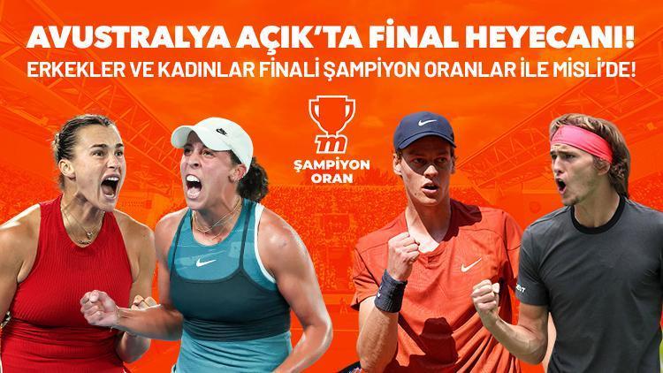 Avustralya Açık’ta Final Heyecanı Erkekler ve Kadınlar Finali Şampiyon Oranlar ile Misli’de