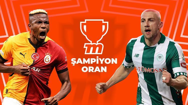 Galatasaray, Konyasporu konuk ediyor Şampiyon Oran Mislide