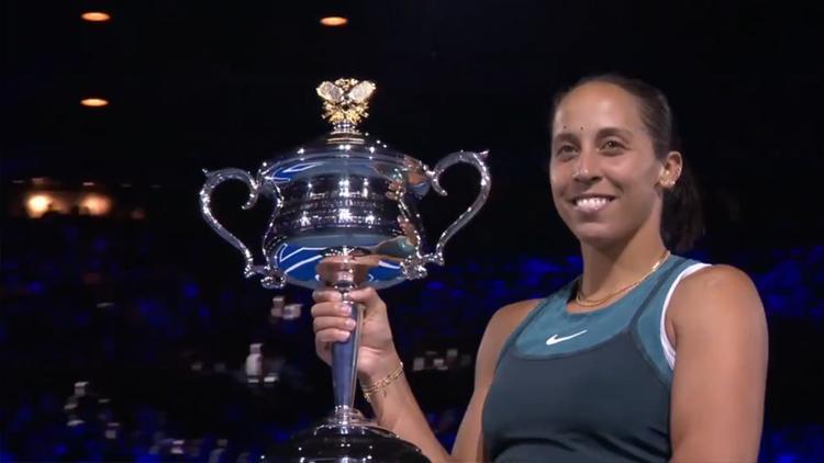 Avustralya Açık tek kadınlarda şampiyon Madison Keys