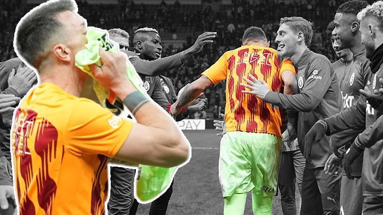 Galatasarayda taraftarla barışan Musleradan maç sonunda veda gibi açıklama: Yavaş yavaş sona geliyoruz