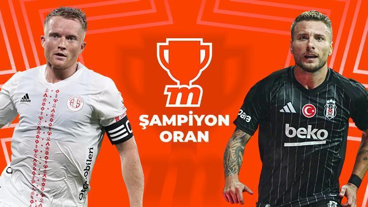 Antalyaspor - Beşiktaş maçının heyecanı Şampiyon Oranlar ile Mislide