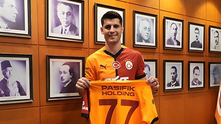 Galatasarayın yeni transferi Morata: Umarım ligde, kupada ve Avrupada hedeflerimize ulaşırız