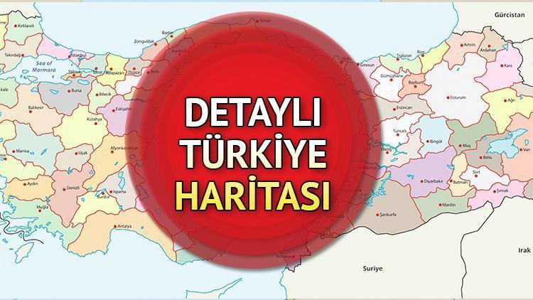 Türkiye Haritası Detaylı 2025 (Büyük & Renkli Çizimi): Türkiye Siyasi - Fiziki Haritası || İller, Bölgeler, Göller ve Türkiyenin 81 İl Haritası