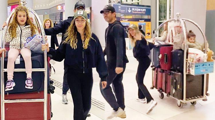 Kenan İmirzalıoğlu ile Sinem Kobal Maldivler dönüşü görüntülendi