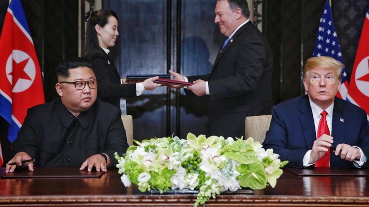 Trump, Kuzey Kore ile ilgili temaslara devam edeceği mesajını verdi